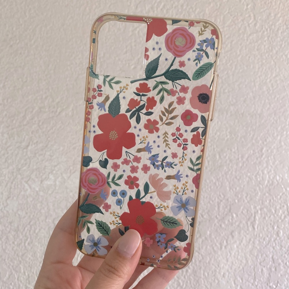 Rifle Paper Co. Clear Flowers iPhone 12 Pro Max Case